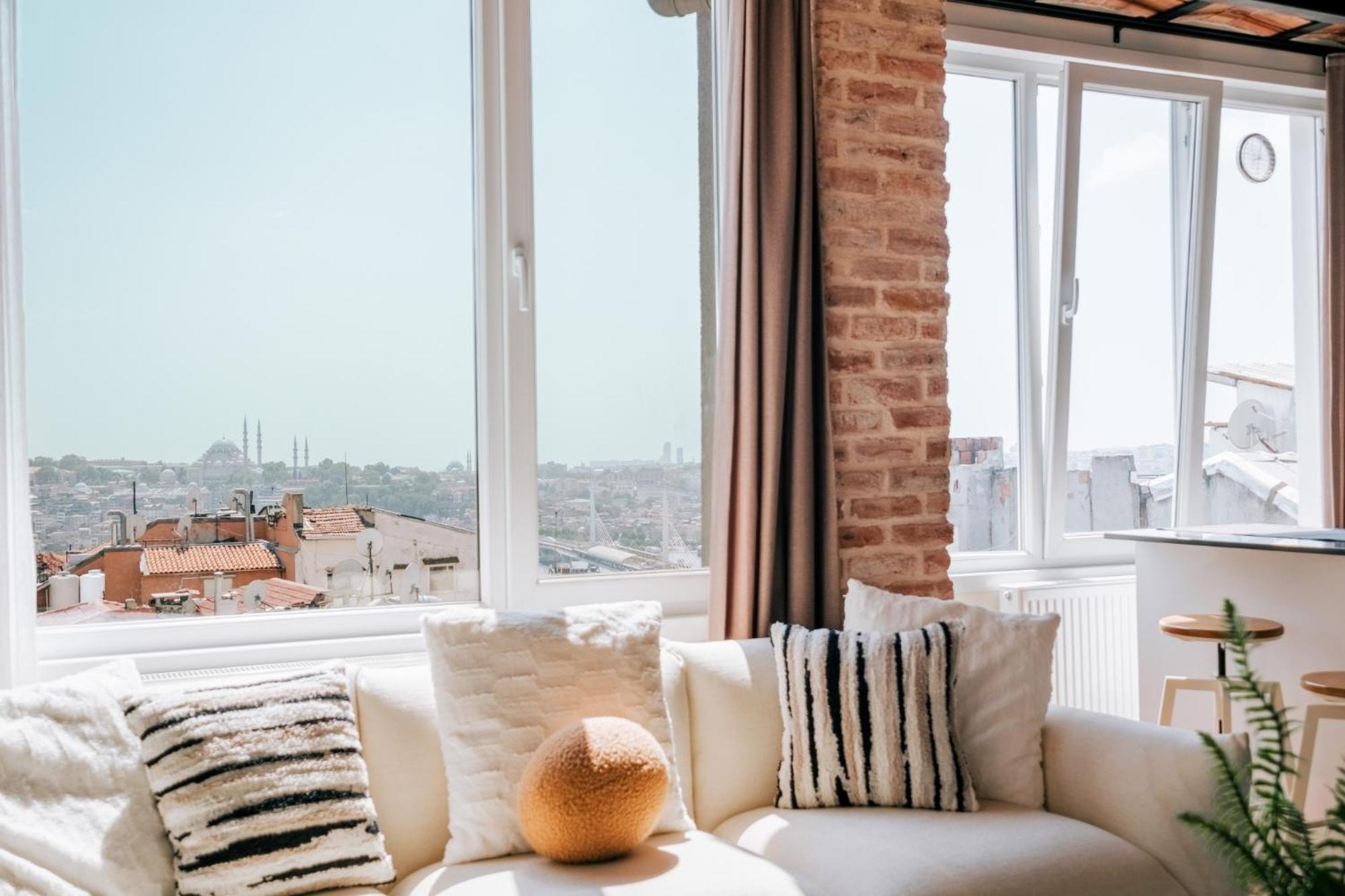 Apartamento Flat W City View Near Galata Tower In Istiklal Ave Estambul Exterior foto
