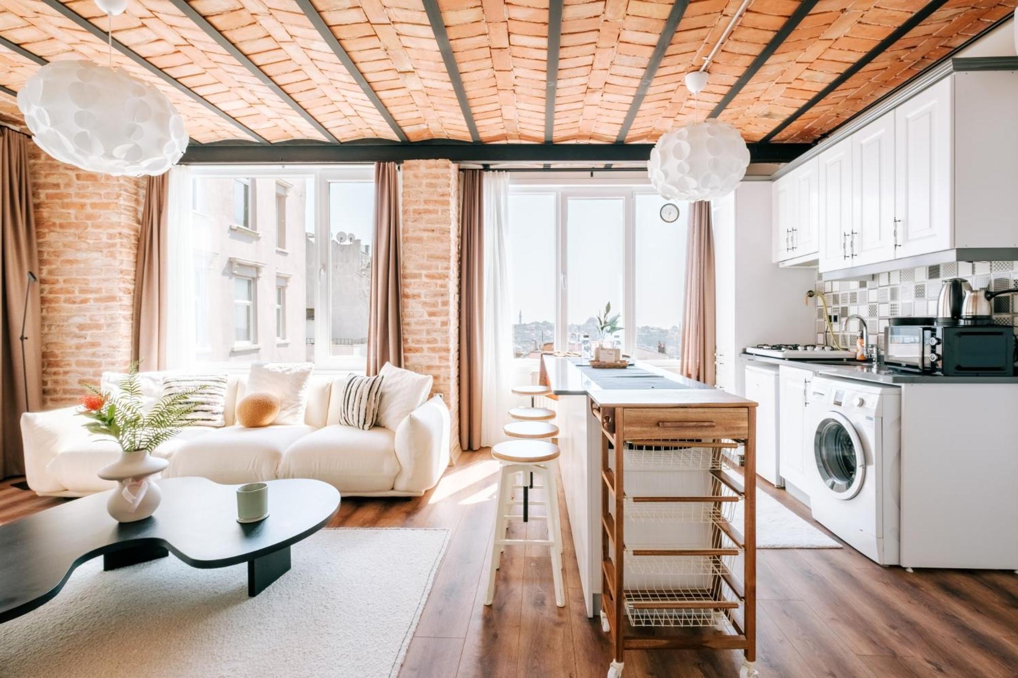 Apartamento Flat W City View Near Galata Tower In Istiklal Ave Estambul Exterior foto